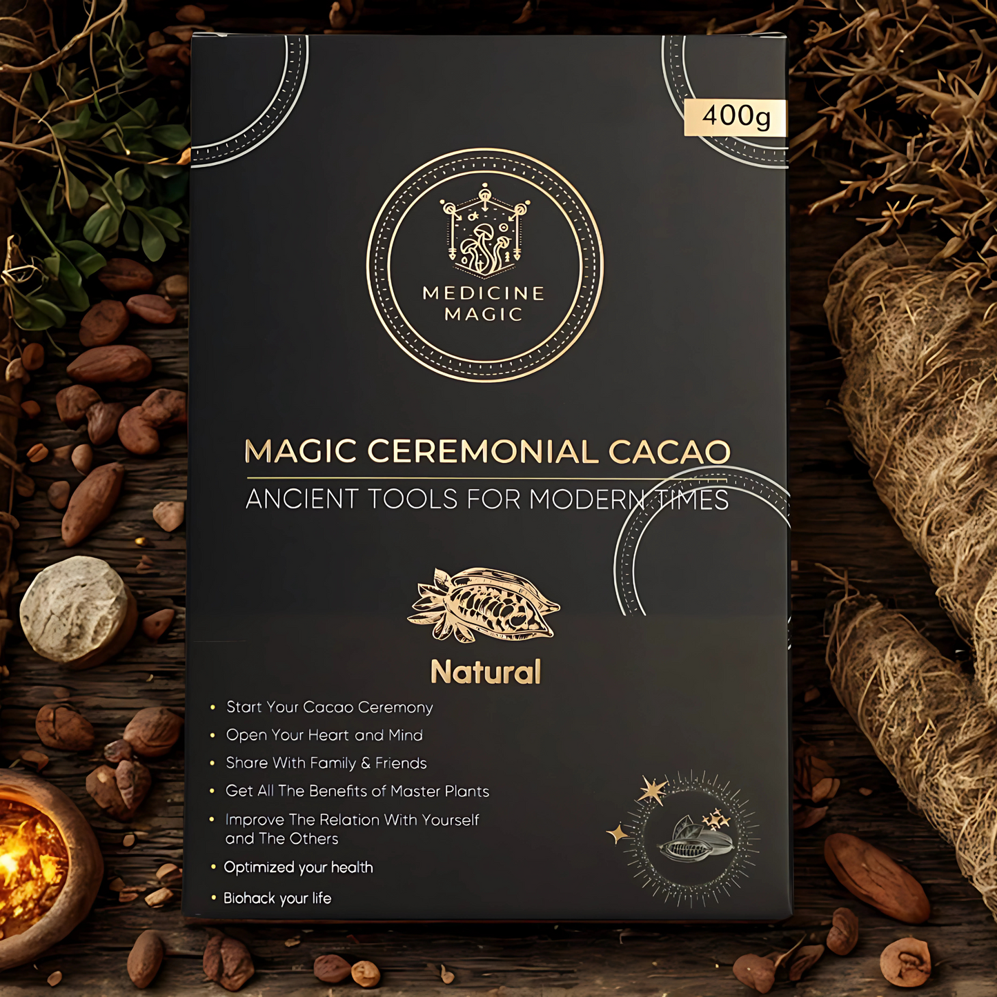 Ceremonial Cacao Paste Natural