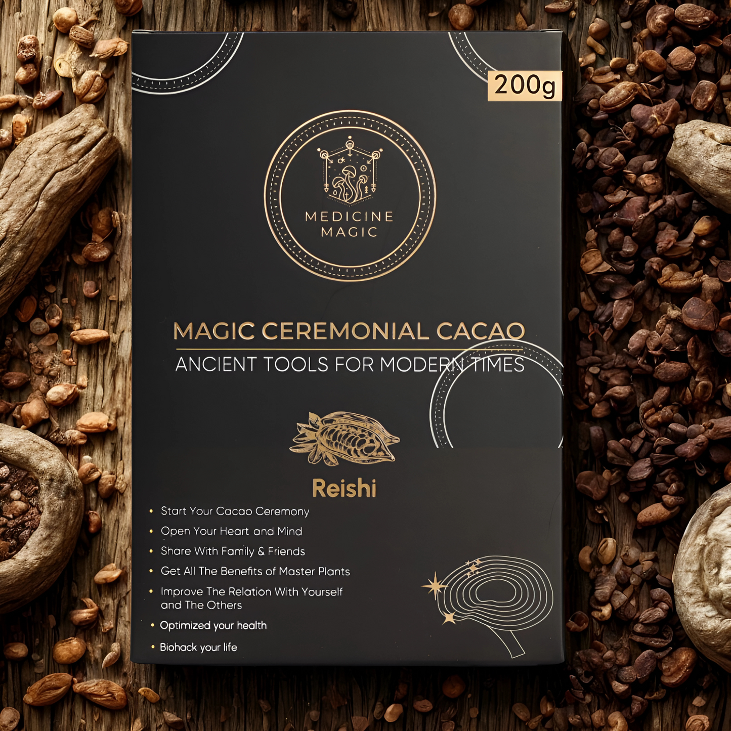 Ceremonial Cacao Paste Reishi