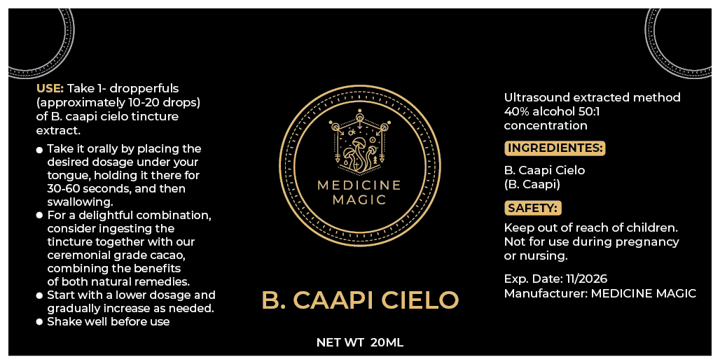 B. Caapi Cielo Botanical Drops – Amazonian Extract