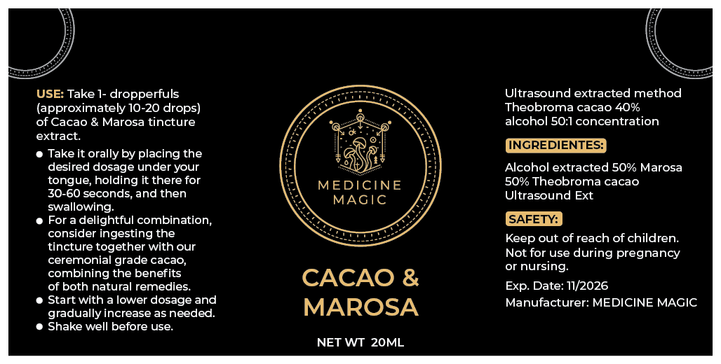 Cacao & Marosa Botanical Drops 20ml