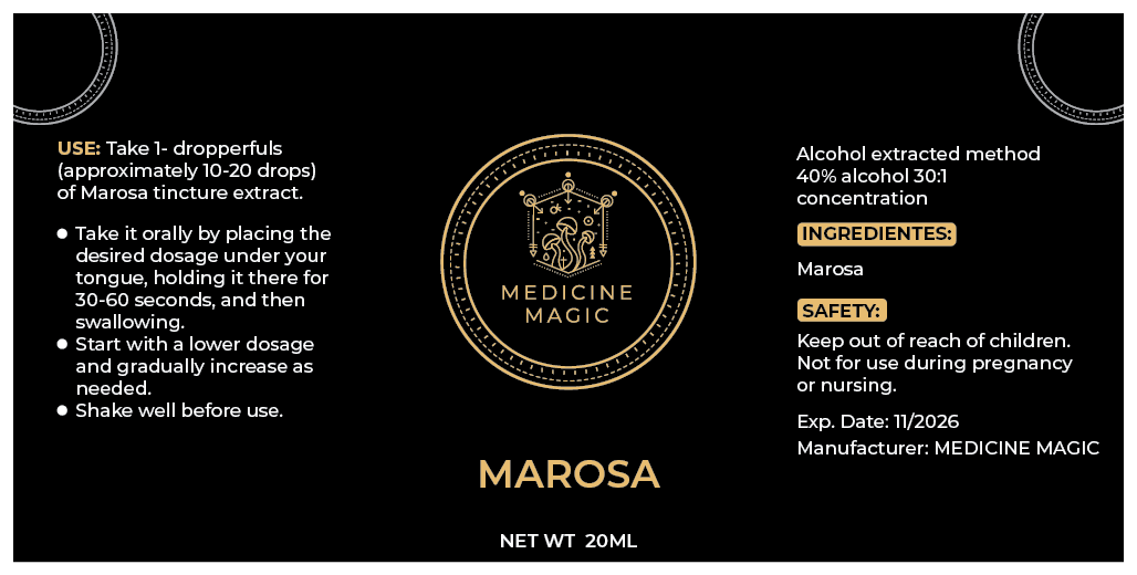 Marosa Master Plant Tincture 20ml