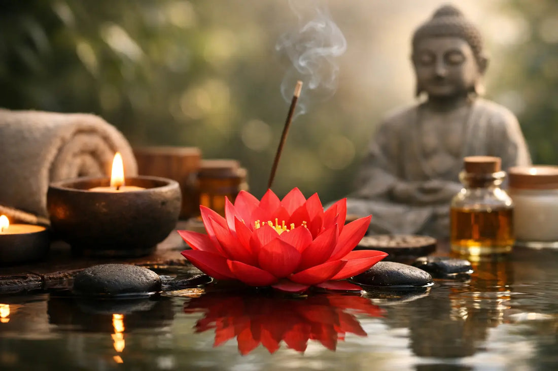 Red Lotus Effects: Calm, Mood and Ritual