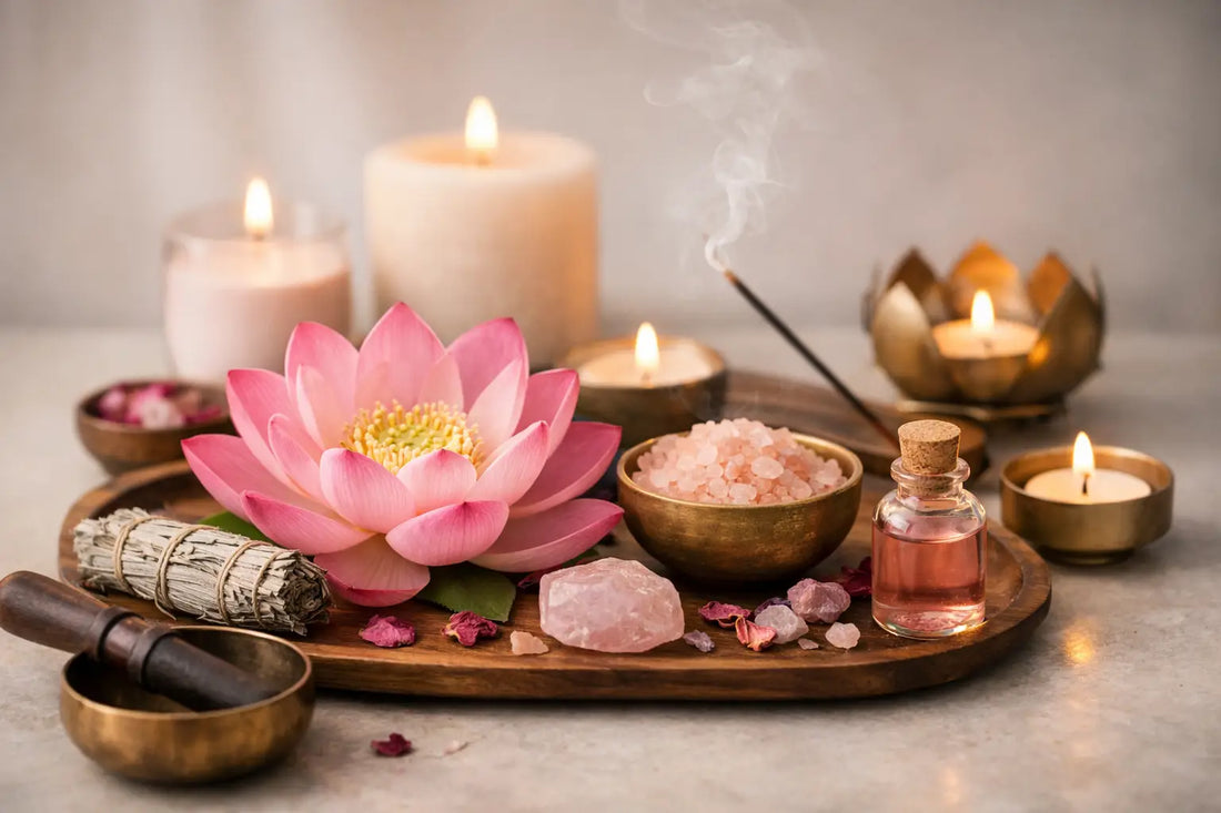 Pink Lotus Ritual Kit for Sacred Evenings