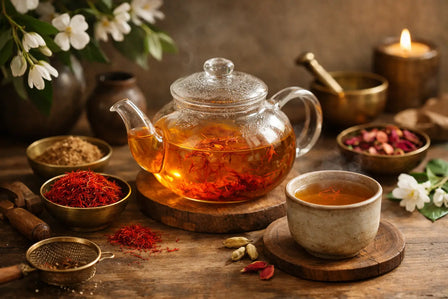 How to Prepare Saffron Ritual Tea with Care