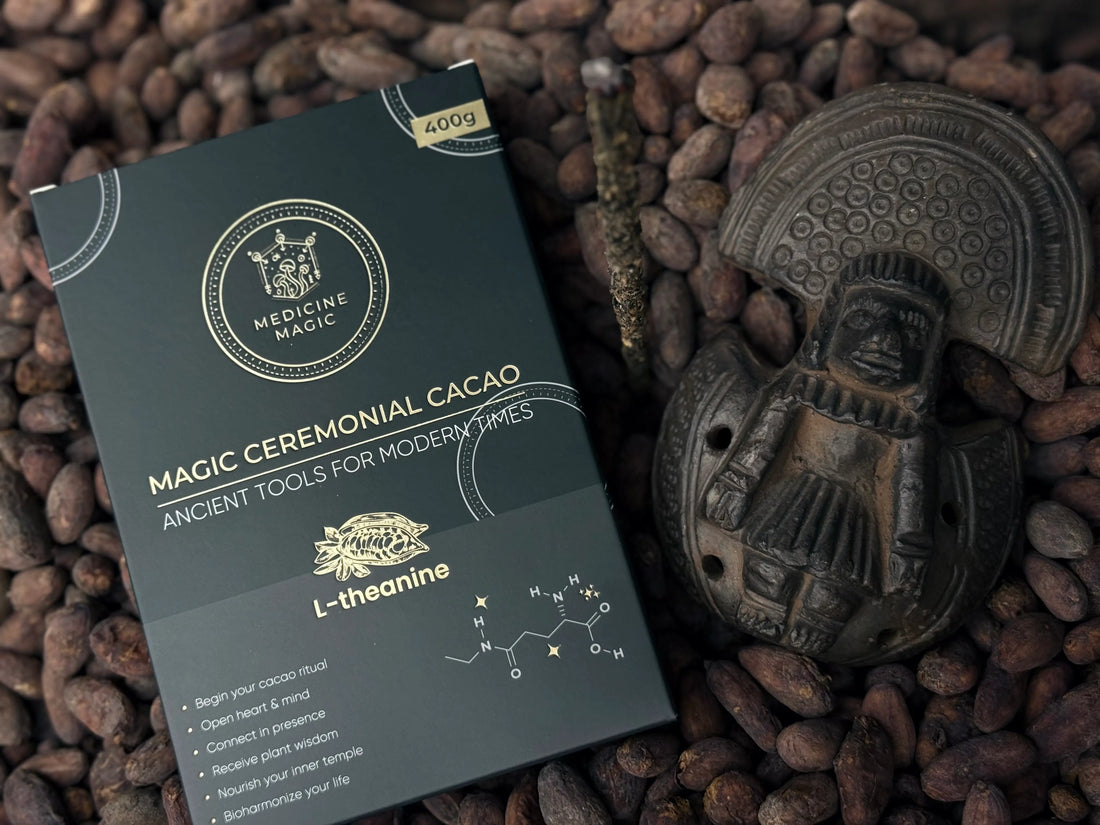 ✦ The Art of Calm Focus: Ceremonial Cacao with L-Theanine ✦