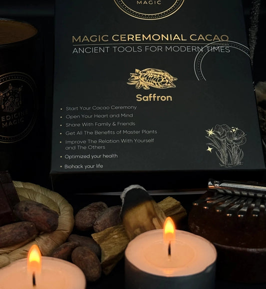✦ The Synergy of Saffron and Cacao – Alchemy of Light ✦