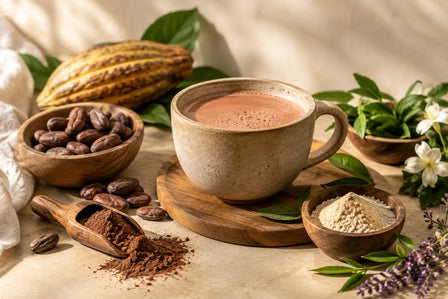 L-Theanine Ceremonial Cacao for Calm Focus