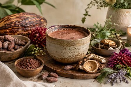 Ceremonial Cacao With Mushrooms for Ritual