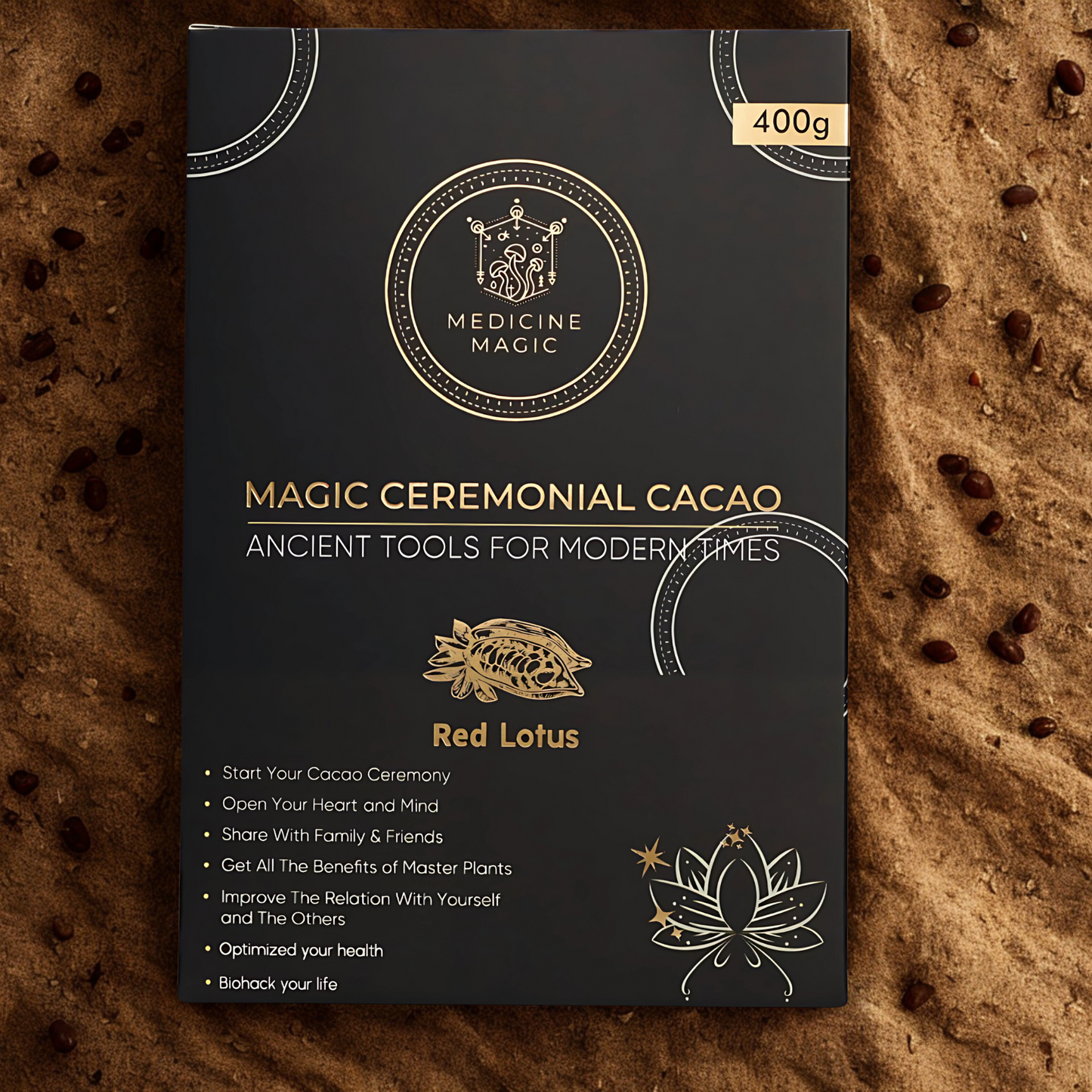 Ceremonial Grade Cacao Red Lotus(Nymphaea Pubescens) Extract 50:1