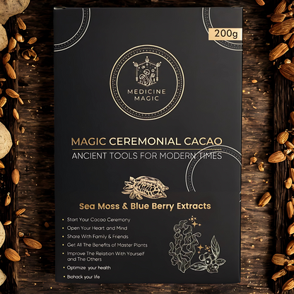 Ceremonial Grade Cacao Infused Sea Moss & Blue Berry Extracts