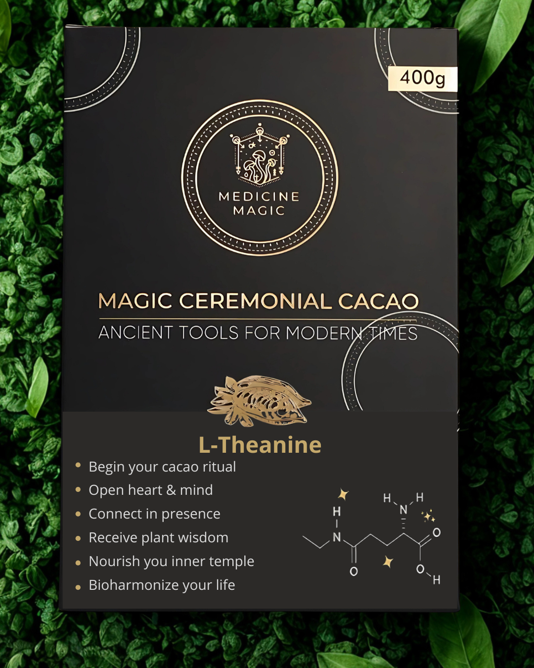 Ceremonial Grade Cacao With L-Theanine Extract