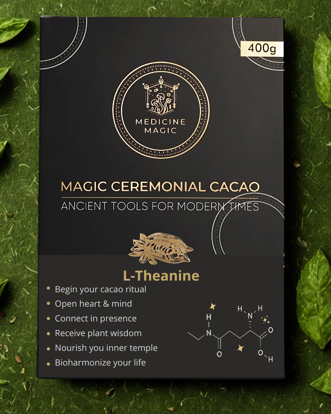 Ceremonial Grade Cacao With L-Theanine Extract