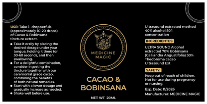 Cacao Extract & Bobinsana Tincture 20ml