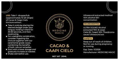 Cacao Extract & B. Caapi Cielo Tincture 20ml