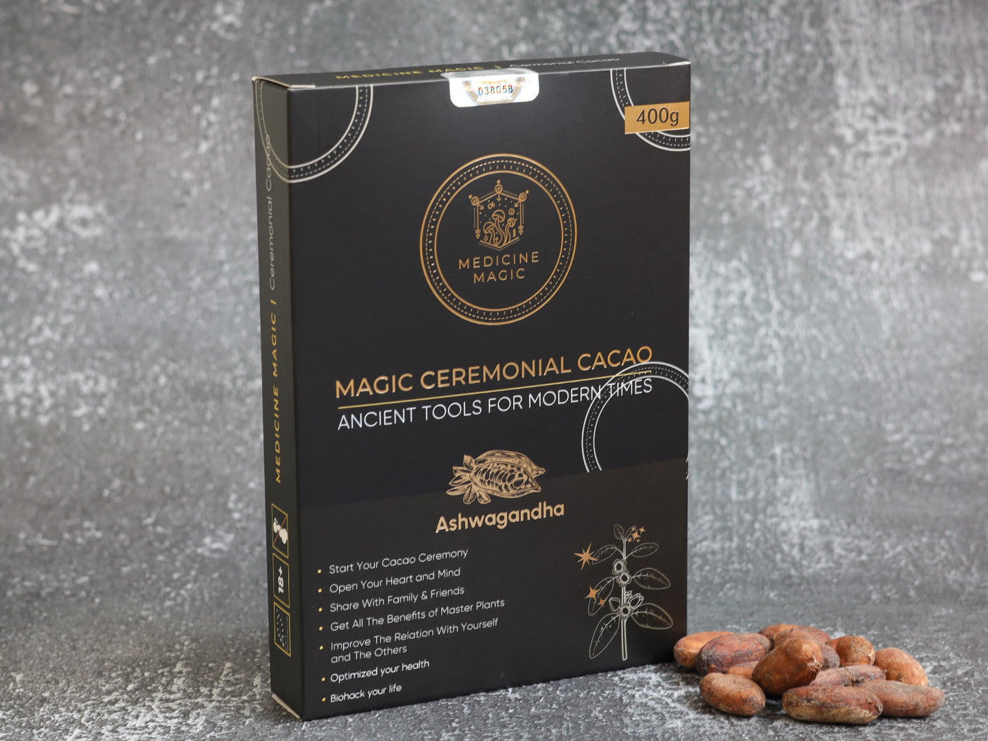 Magic Ceremonial Grade cacao Ashwagandha