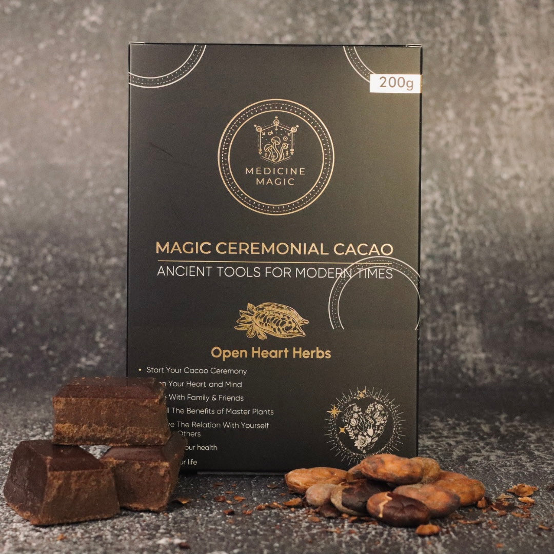 Magic Ceremonial Grade Cacao Open Heart Herbs