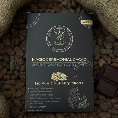 Ceremonial Cacao Sea Moss & Blueberry – Ocean-Inspired Mineral Ritual