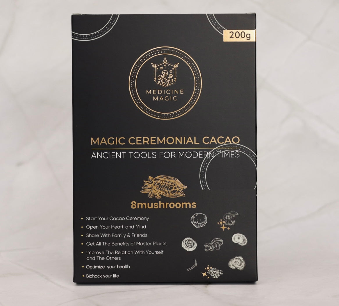 Magic Ceremonial Grade Cacao 8Mushrooms