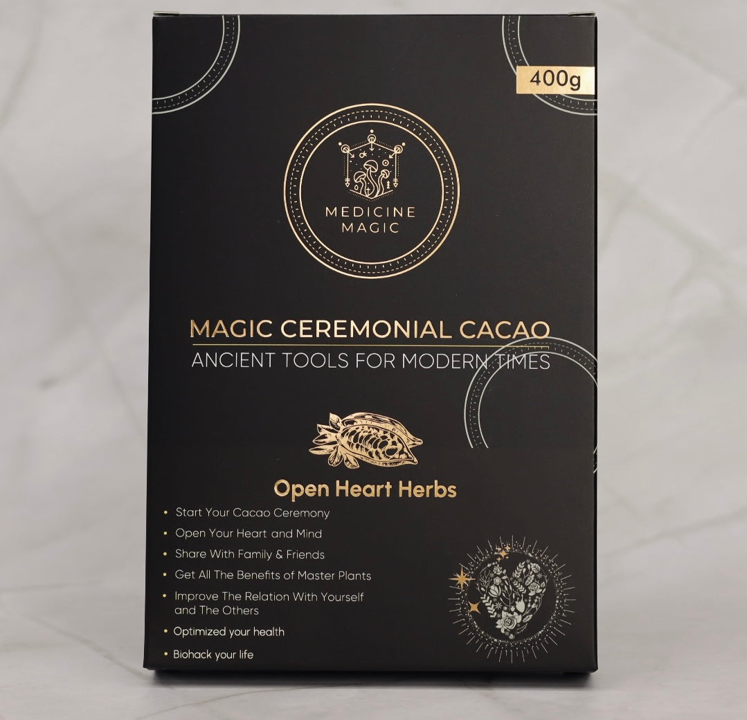 Magic Ceremonial Grade Cacao Open Heart Herbs