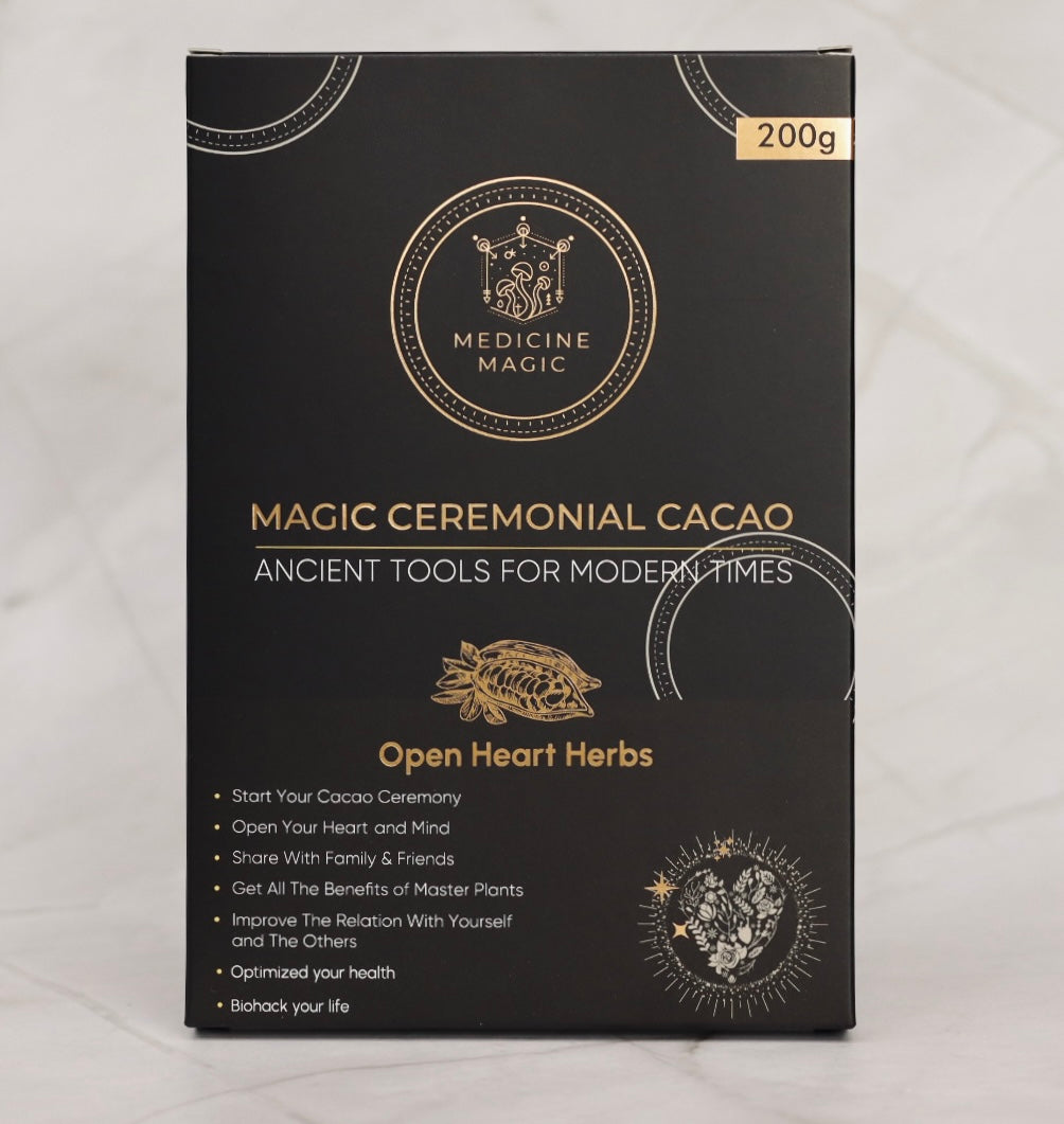 Magic Ceremonial Grade Cacao Open Heart Herbs