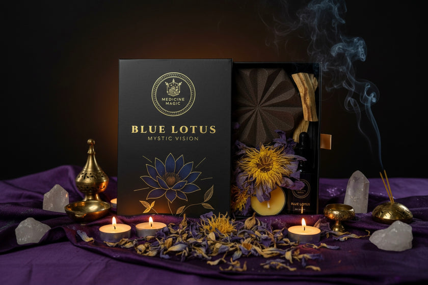 Blue Lotus Ceremonial Ritual Kit – Complete Lotus Ceremony Experience