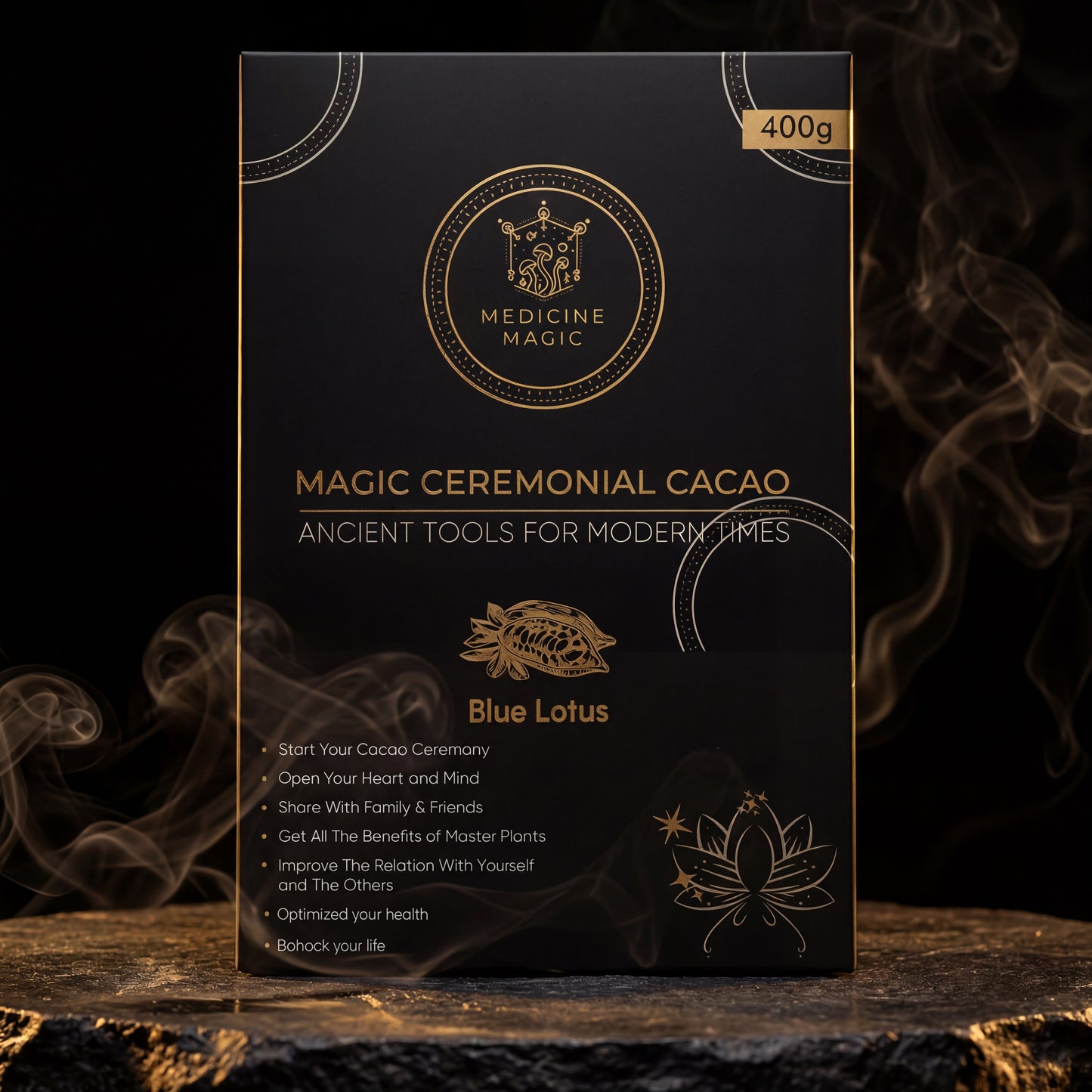 Ceremonial Cacao Blue Lotus – A Ritual for Evening Presence