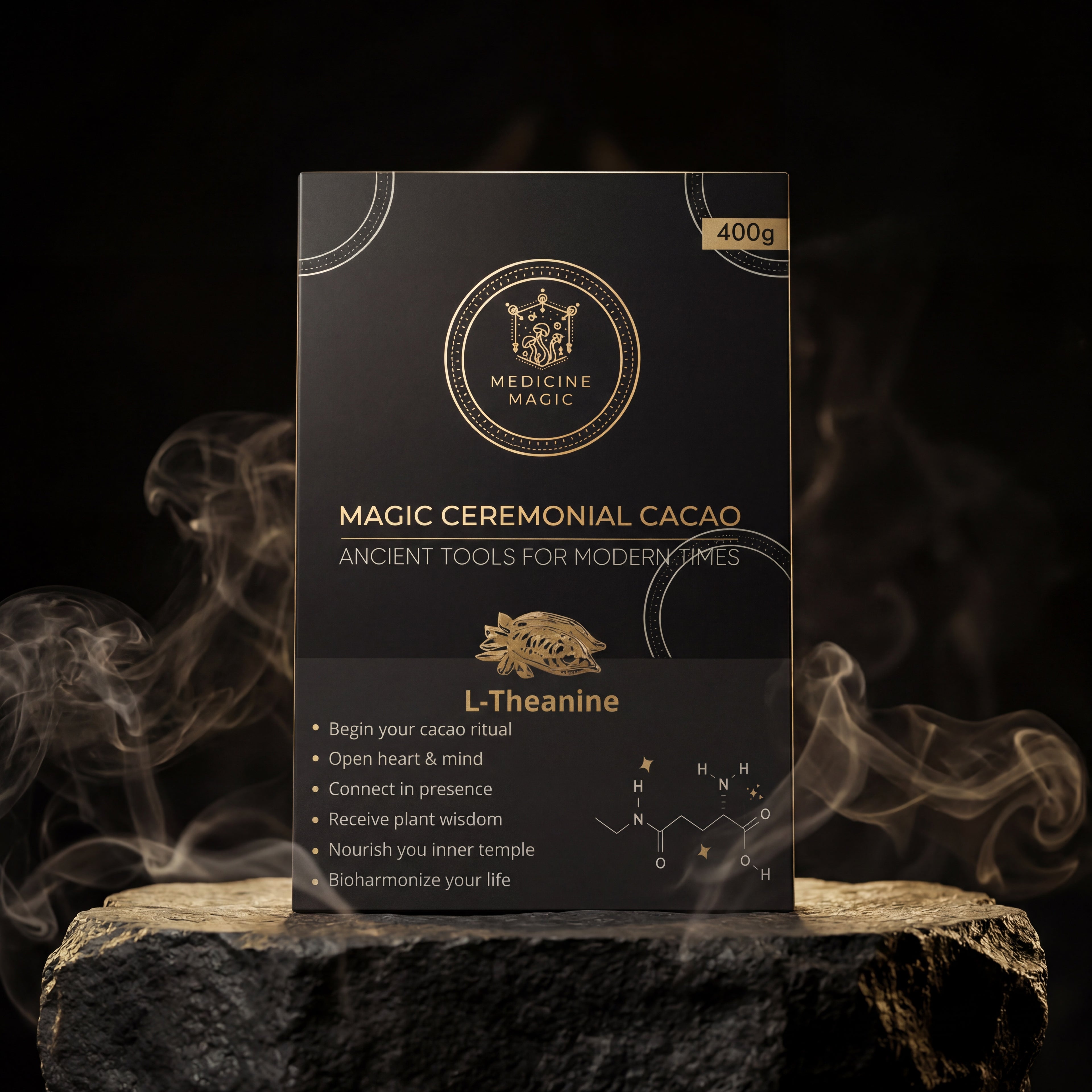 Ceremonial Cacao L-Theanine – Calm Focus Ritual
