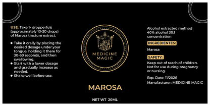 Marosa Master Plant Tincture 20ml