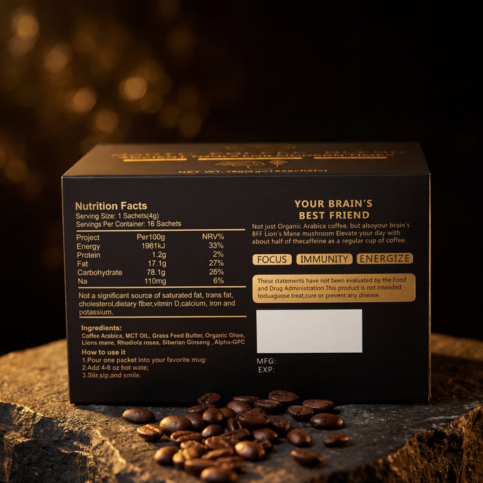 Magic Functional Coffee – Premium-Arabica mit adaptogenen Pflanzenstoffen