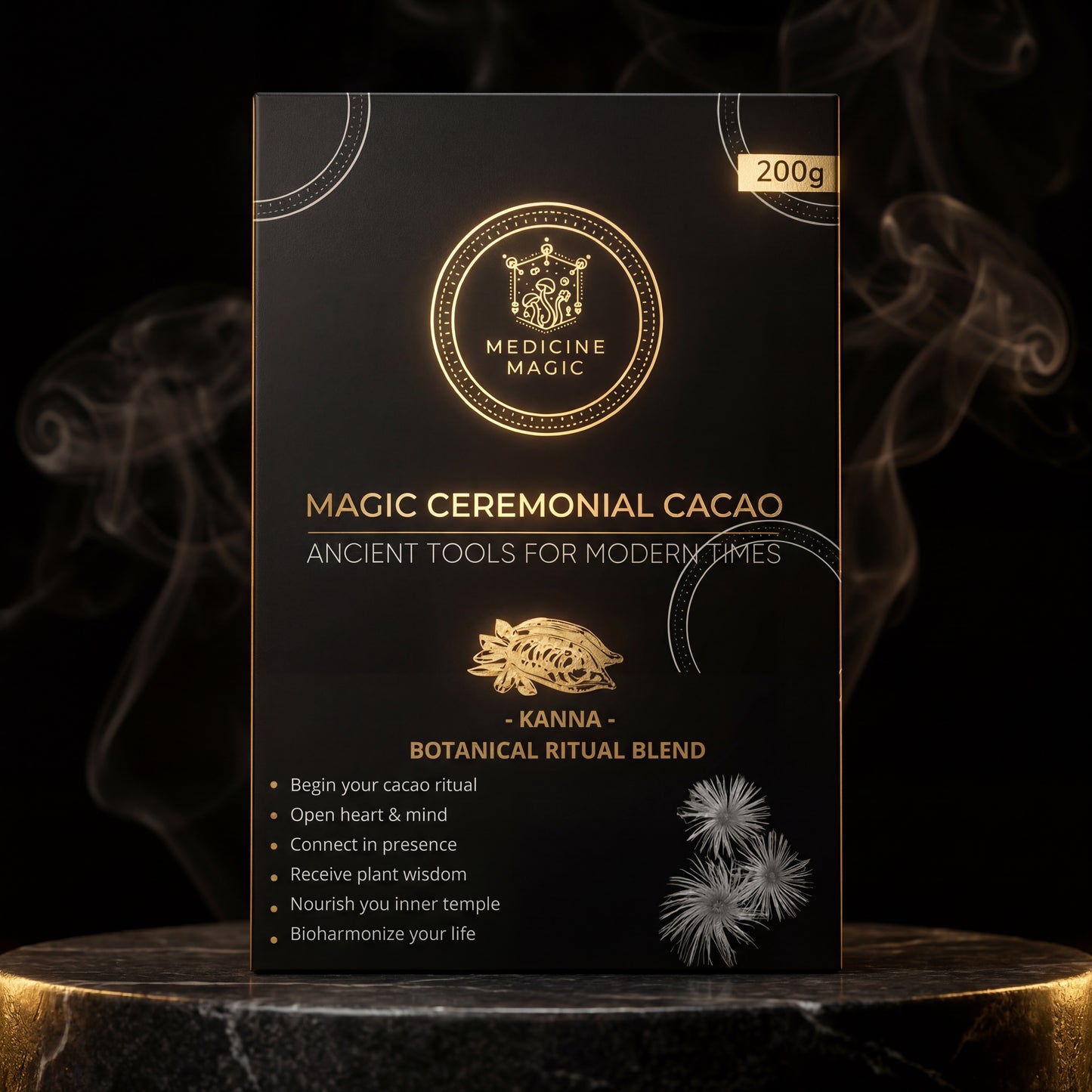 Ceremonial Cacao Kanna – The Smile of the Heart