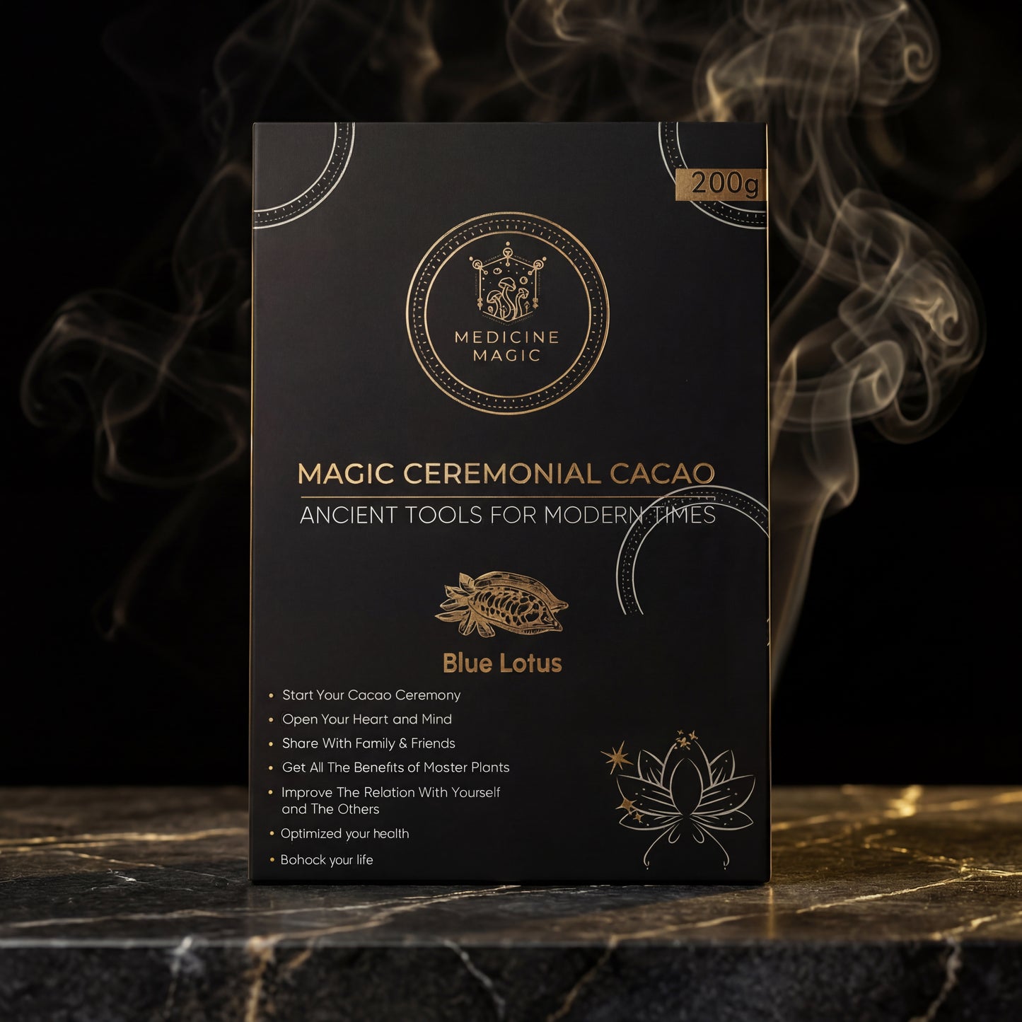 Ceremonial Cacao Blue Lotus – A Ritual for Evening Presence