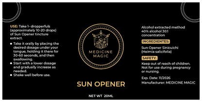 Sun Opener Tincture 20ml