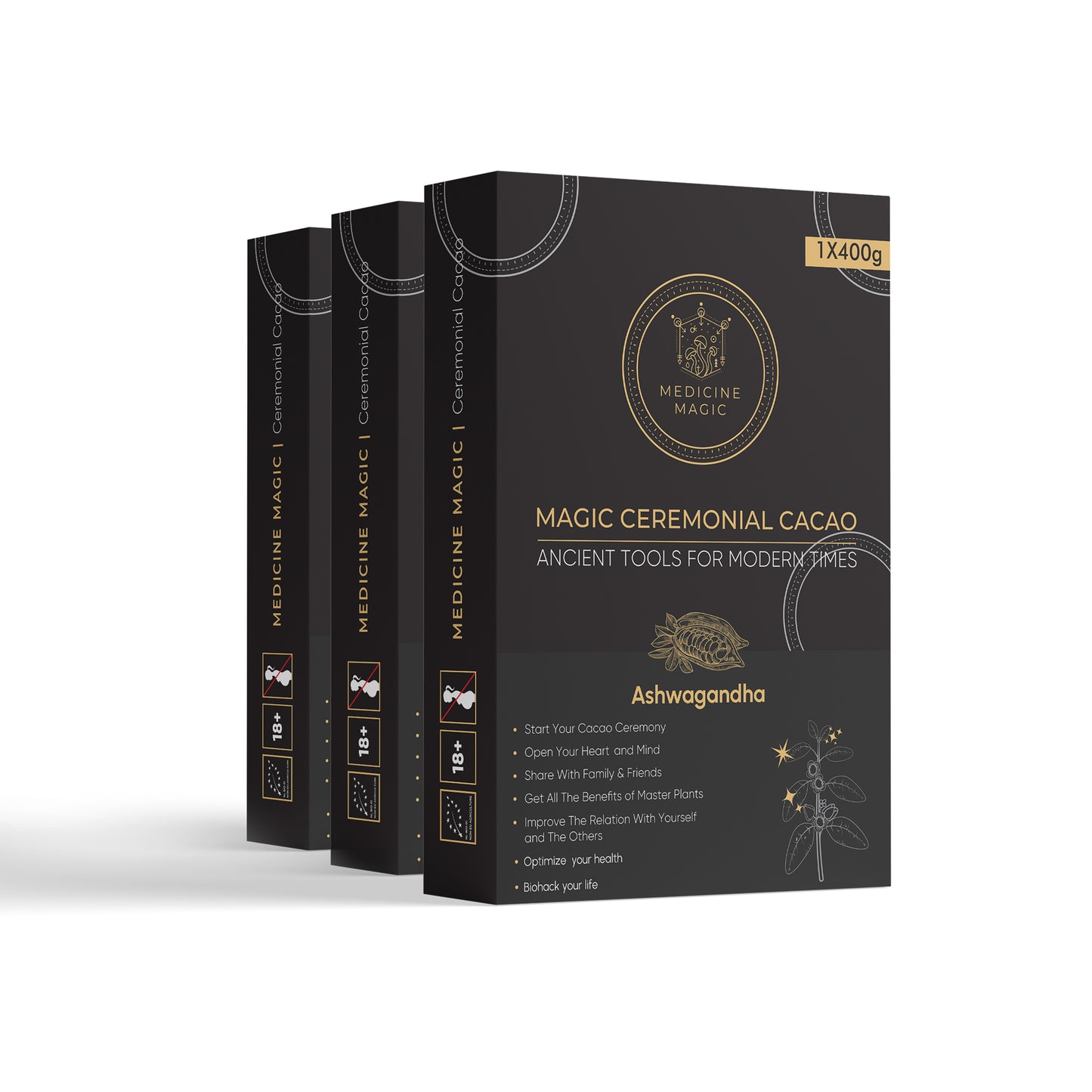 Magic Ceremonial Grade cacao Ashwagandha