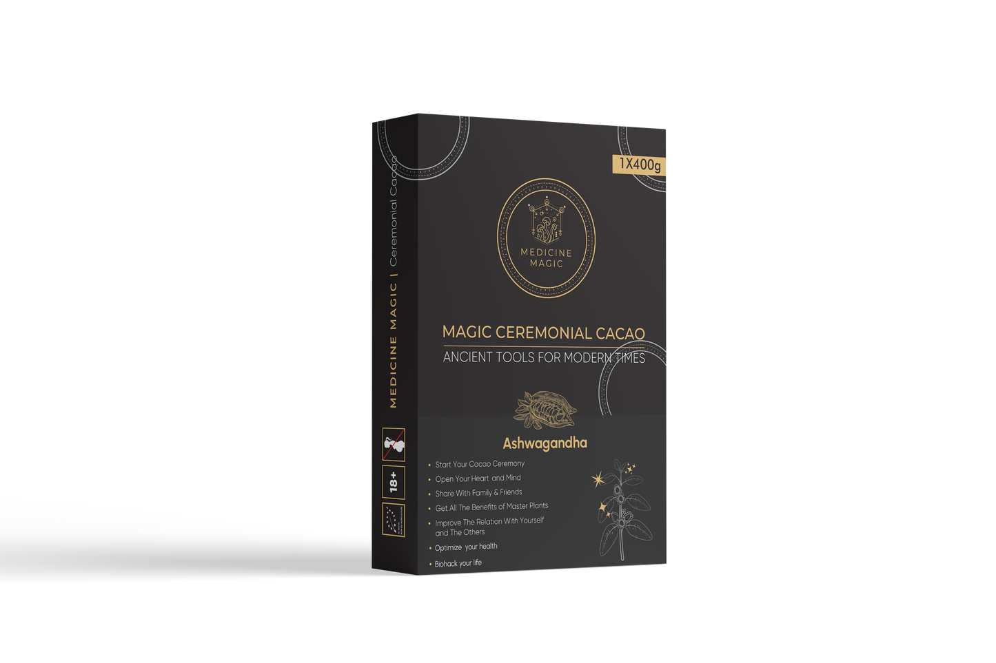 Magic Ceremonial Grade cacao Ashwagandha