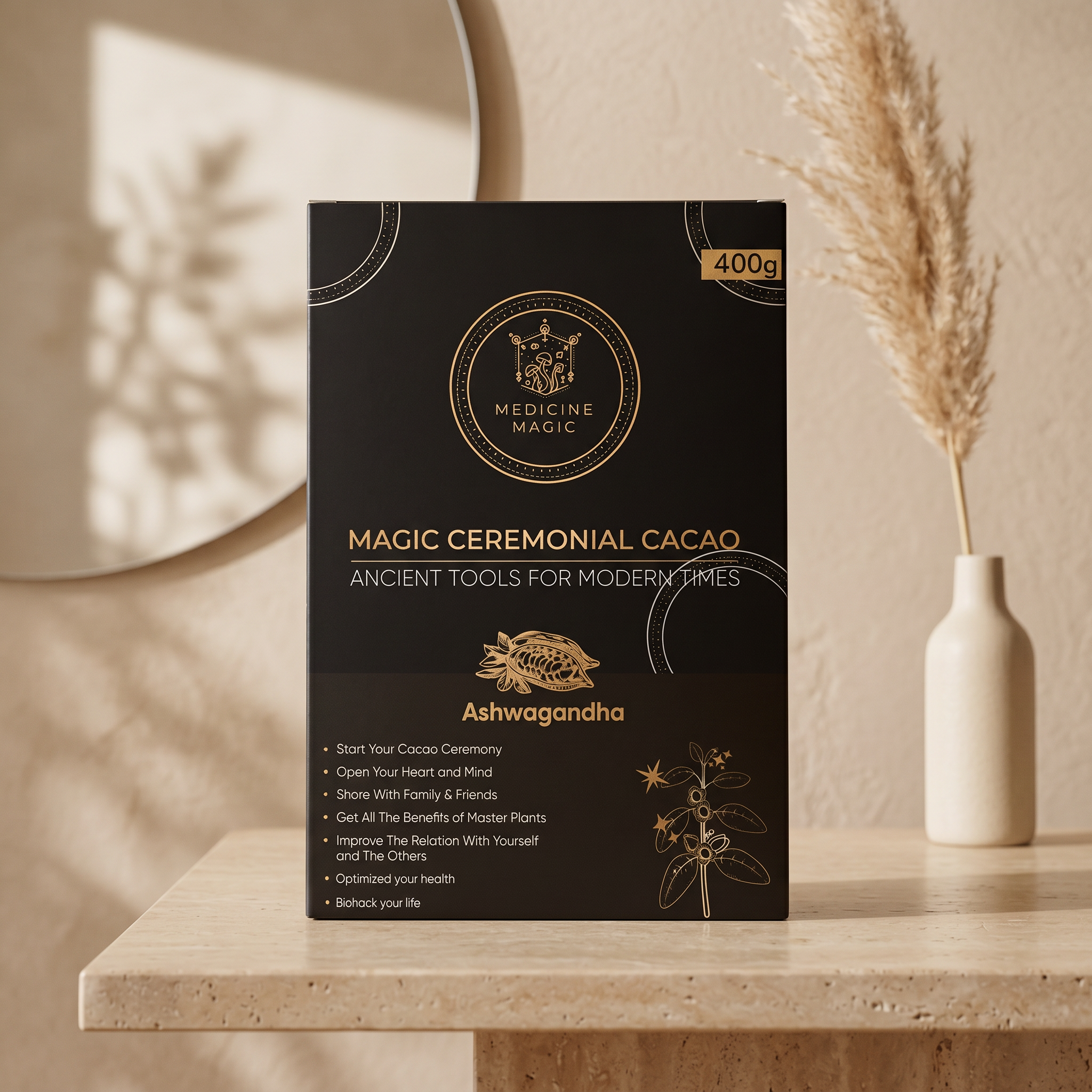 Ceremonial Cacao Ashwagandha – A Ritual for Grounded Balance