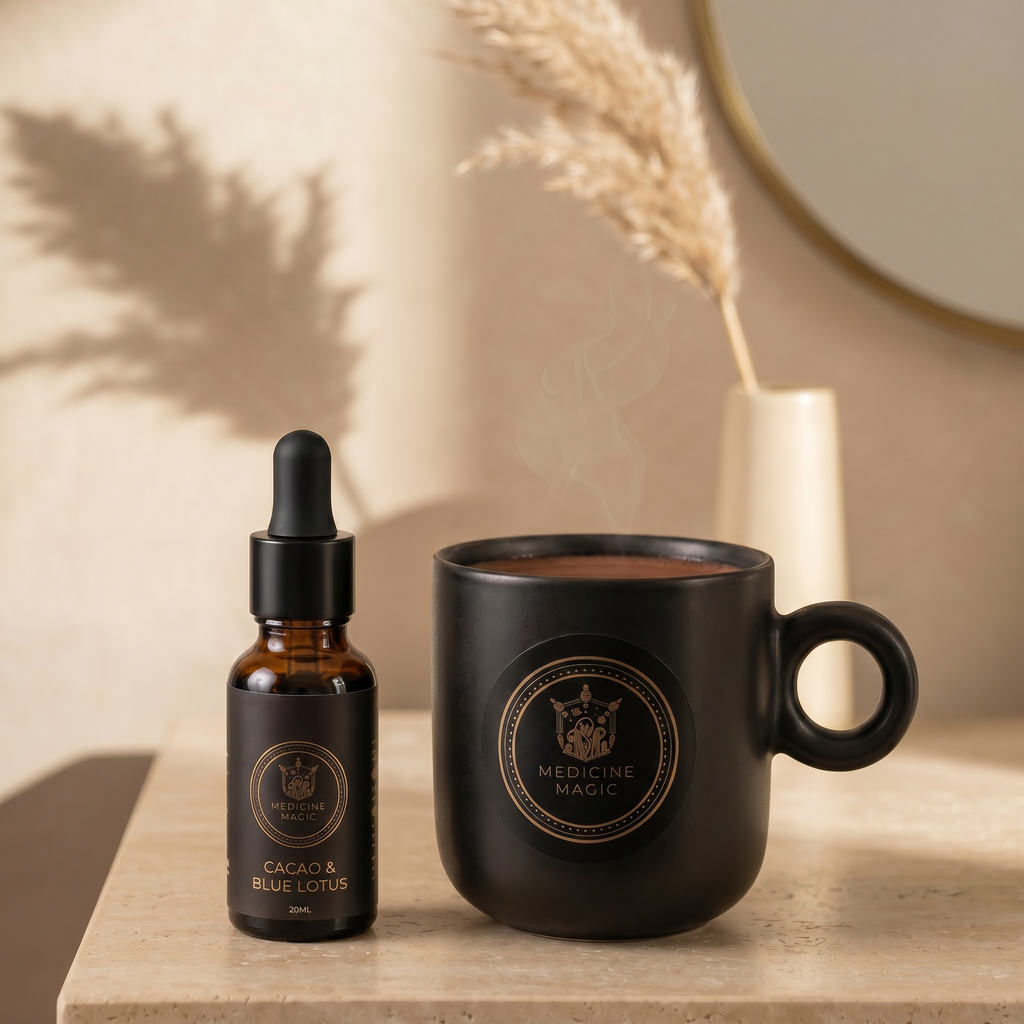 Cacao & Blue Lotus Botanical Drops 50:1 – Ceremonial Blend