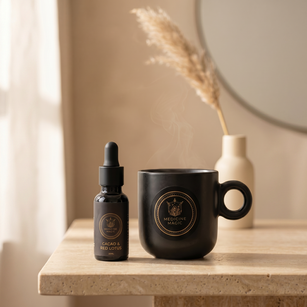 Cacao & Red Lotus Botanical Drops 50:1 – Ceremonial Blend