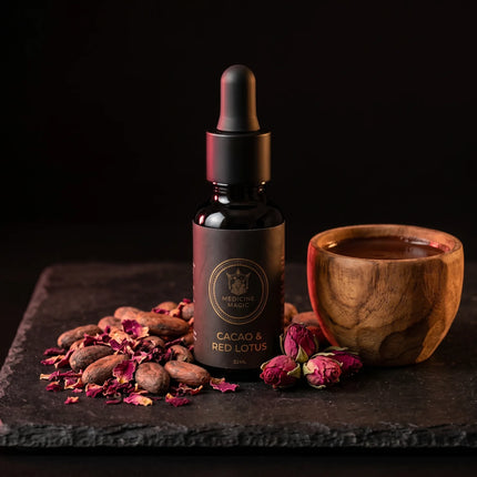 Kakao & Roter Lotus Botanische Tropfen 50:1 – Zeremonielle Mischung
