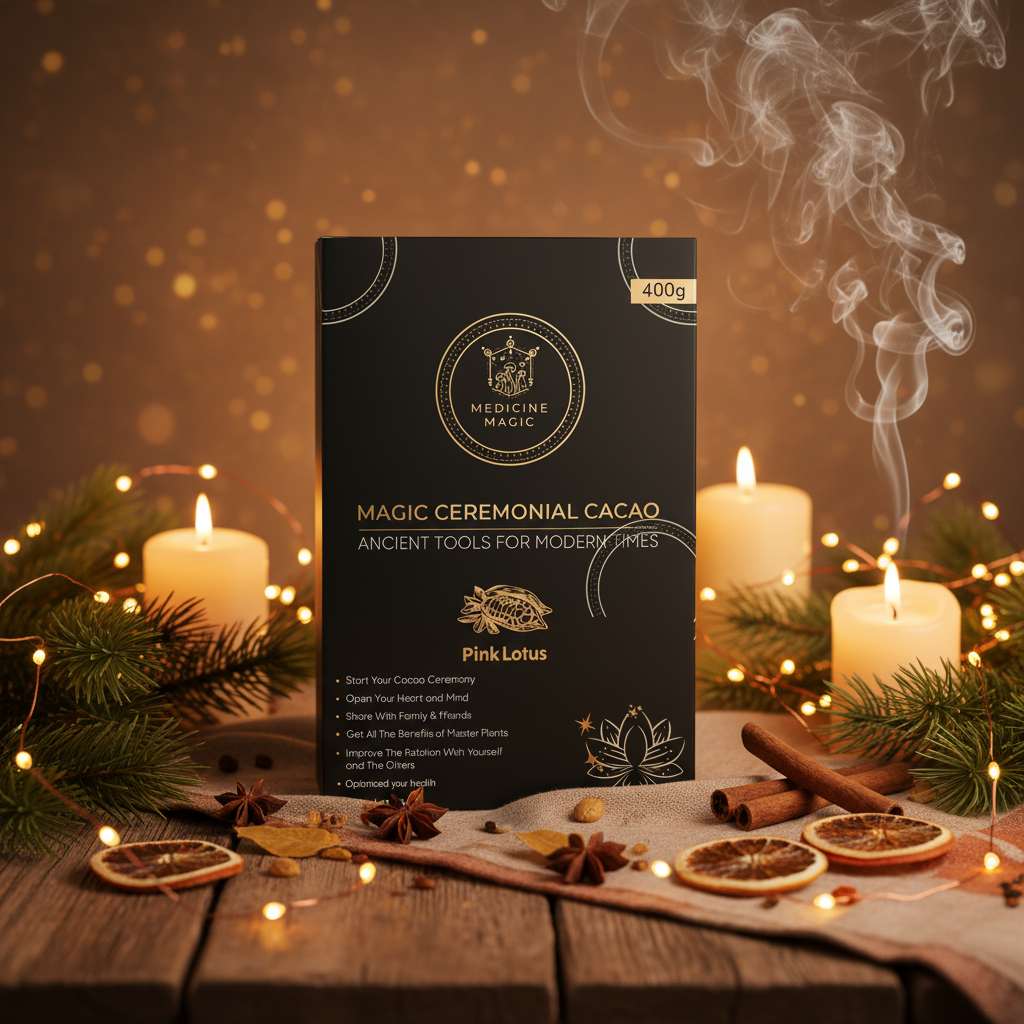 Christmas Ceremonial Cacao Scene