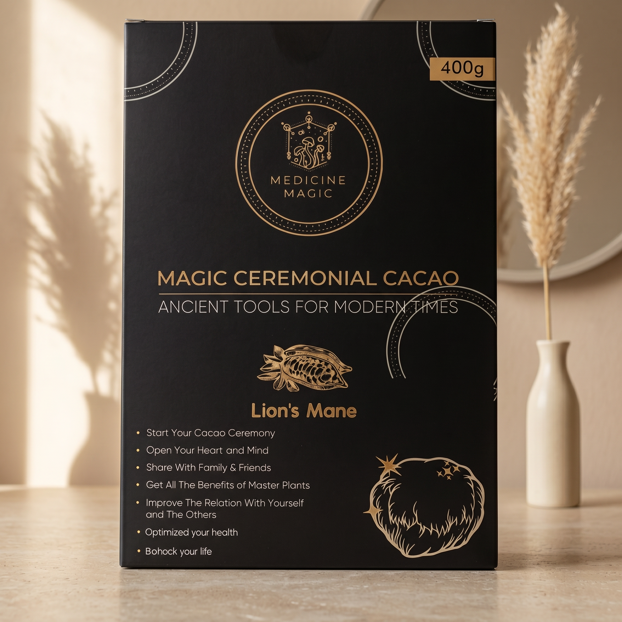 Ceremonial Cacao Lion's Mane – A Ritual for Focused Clarity