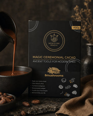Ceremonial Cacao 8 Mushrooms – A Grounded Daily Ritual