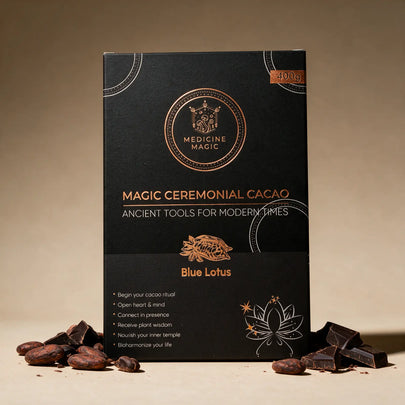 Ceremonial Cacao Blue Lotus – A Ritual for Evening Presence