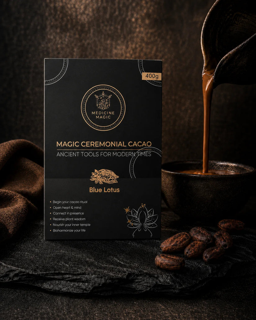 Ceremonial Cacao Blue Lotus – A Ritual for Evening Presence