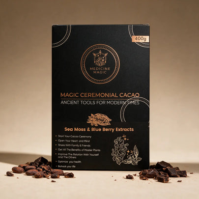 Ceremonial Cacao Sea Moss & Blueberry – Ocean-Inspired Mineral Ritual