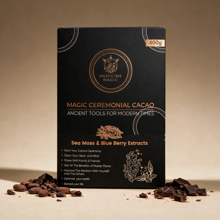 Ceremonial Cacao Sea Moss & Blueberry – Ocean-Inspired Mineral Ritual