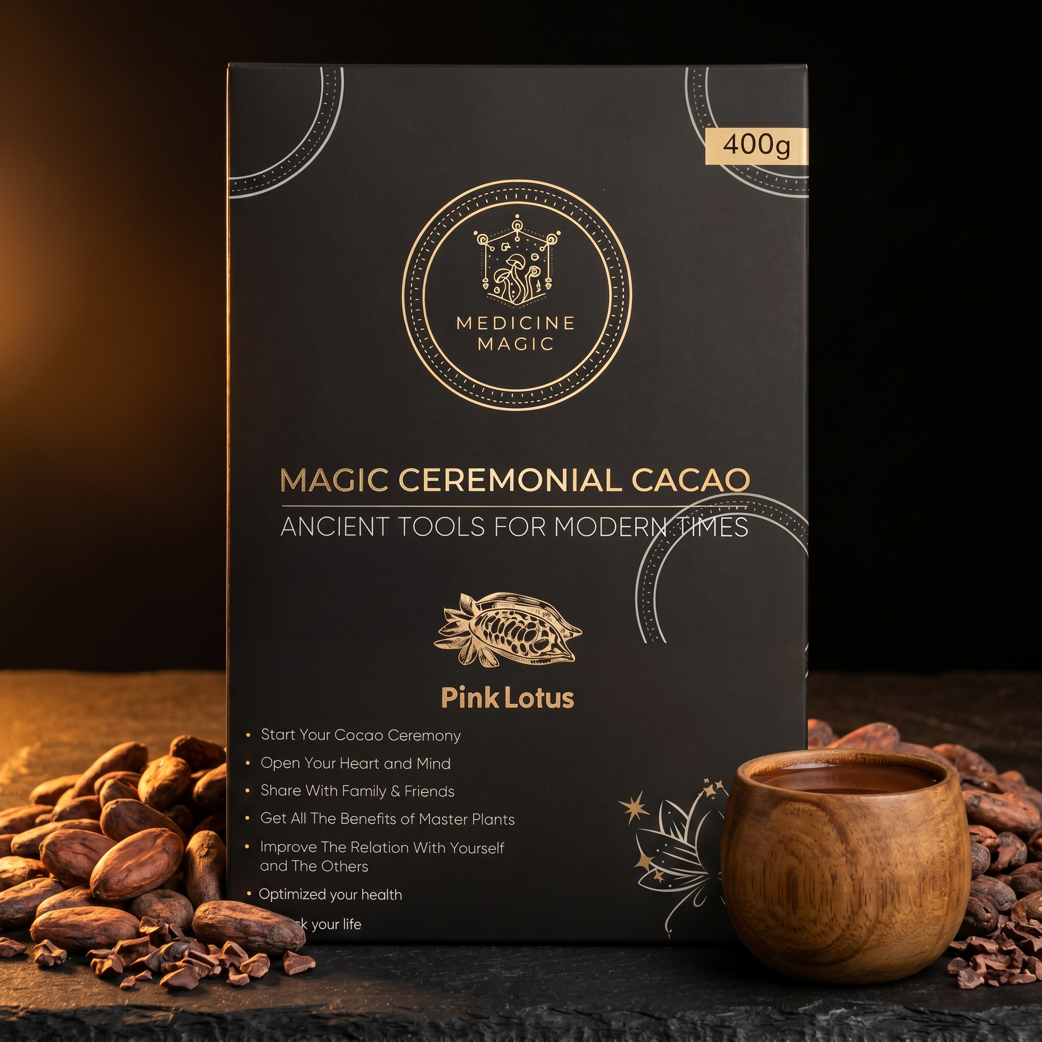 Ceremonial Cacao Pink Lotus – A Ritual for Clarity & Grace