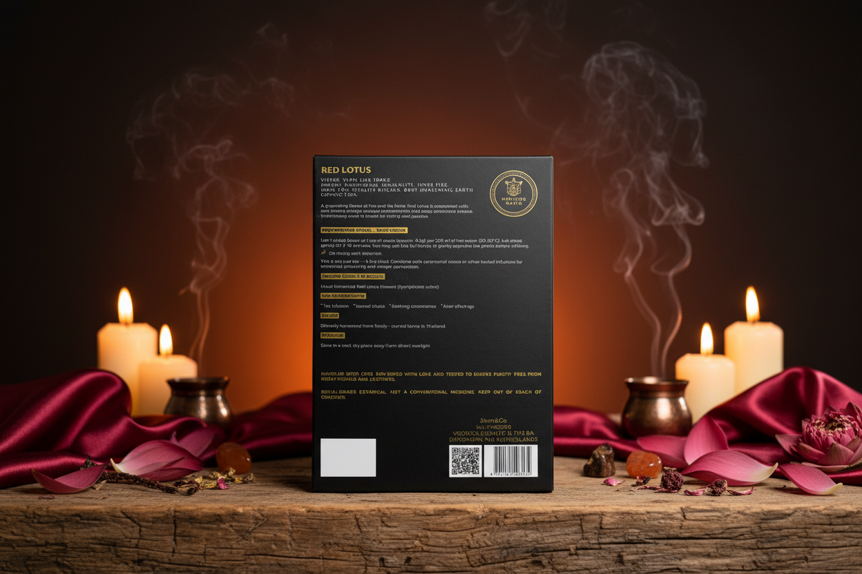 Red Lotus back panel angled