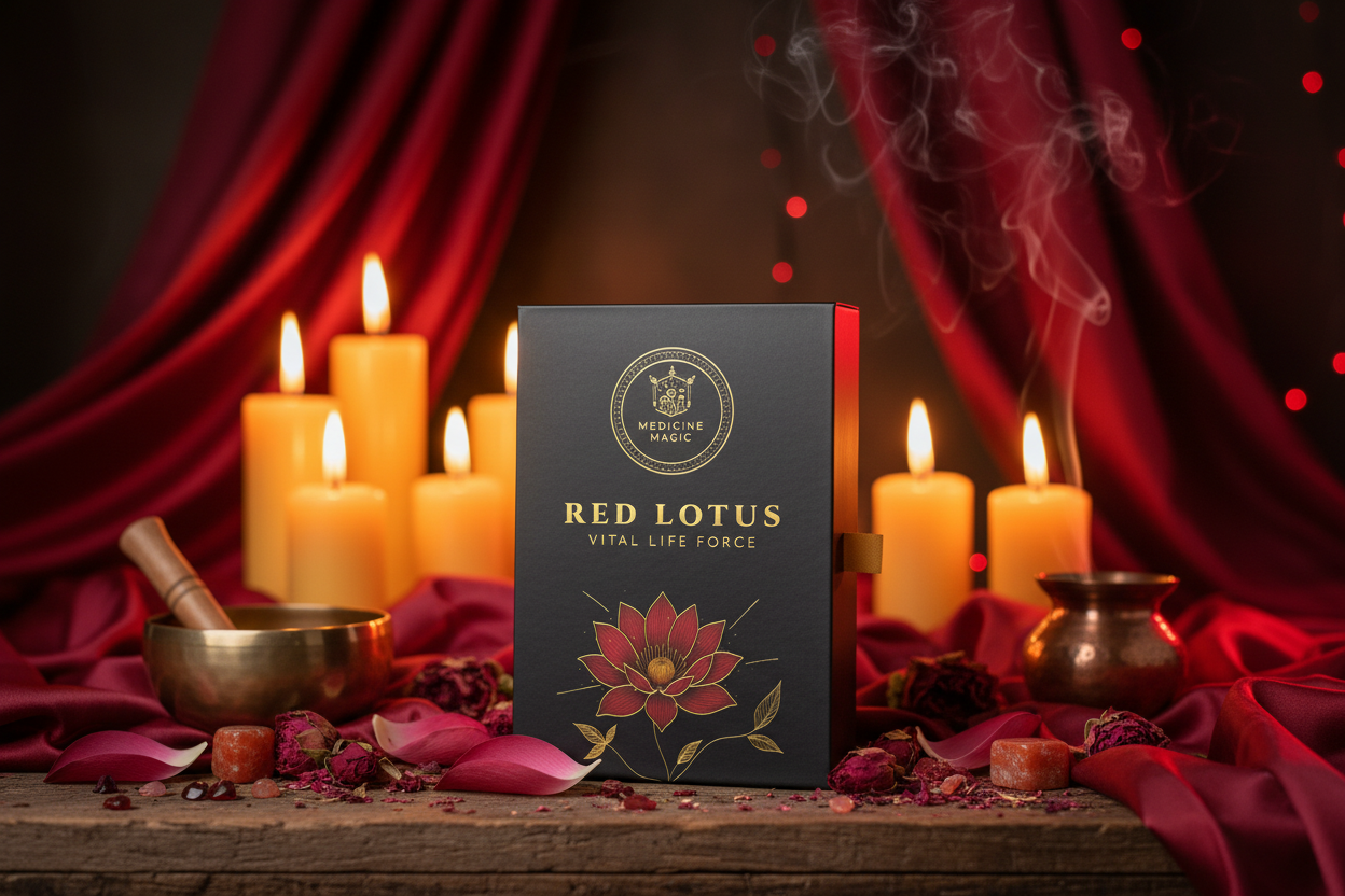 Red Lotus prominent center angle