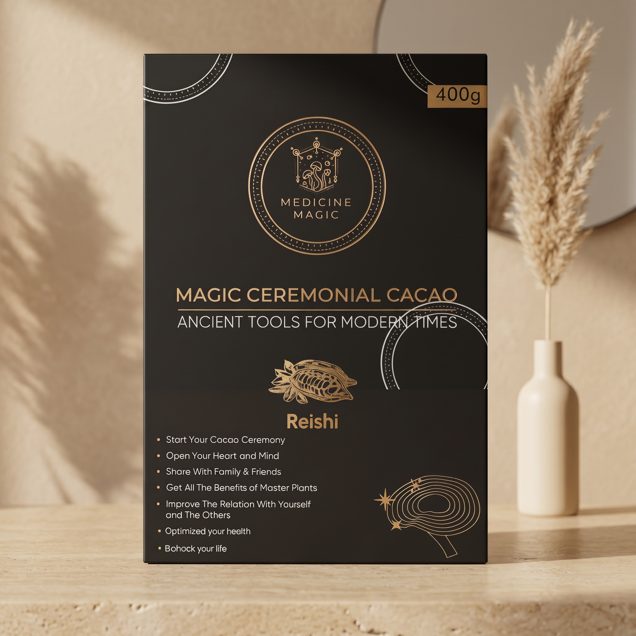 Ceremonial Cacao Reishi – A Ritual for Evening Calm
