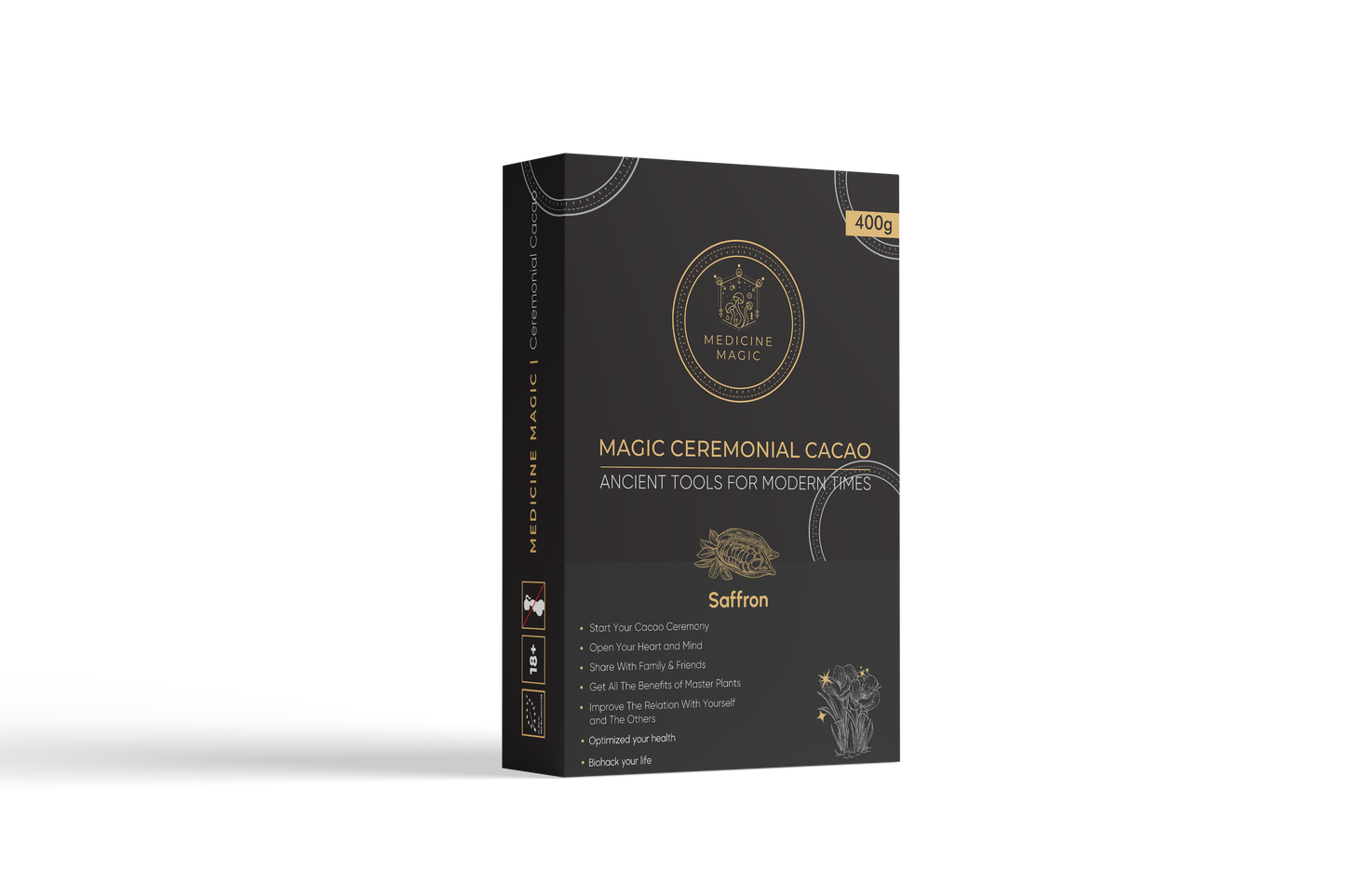 Ceremonial Grade Cacao Saffron Extract 50:1